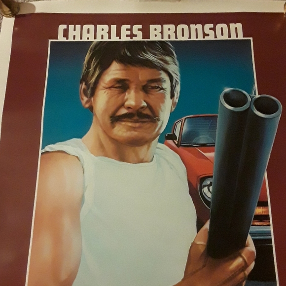 c ORIGINAL CHARLES BRONSON COLD SWEAT MOVIE POSTER - Picture 3 of 7